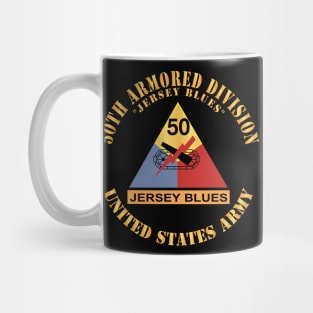 50th Armored Division - SSI - Jersey Blues - Jersey Blues - US Army X 300 Mug